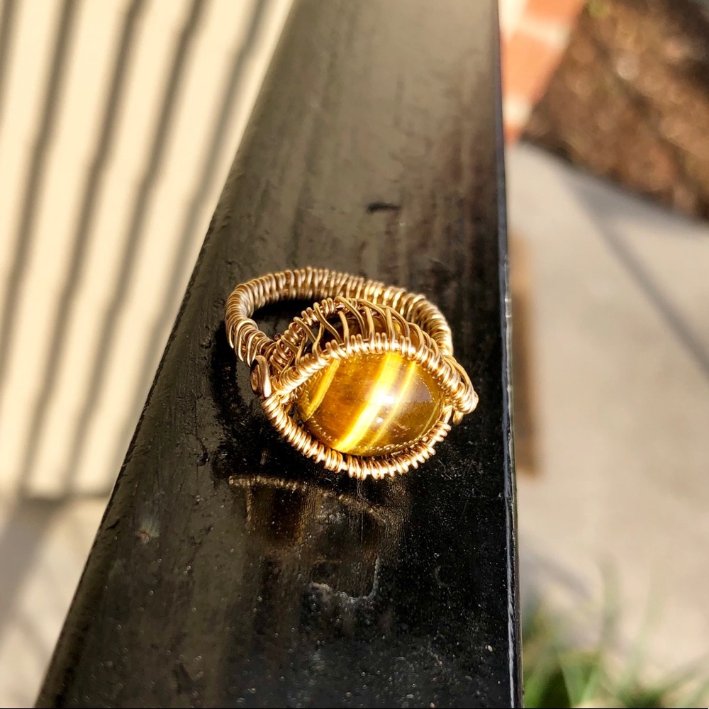Tiger’s Eye Handmade Ring!